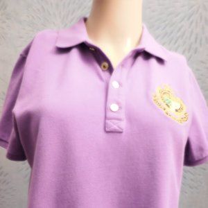 A purple Ralph Lauren Shirt in Petite Medium